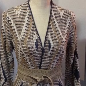 Style & Co.  Aztek design   long cardigan NWT